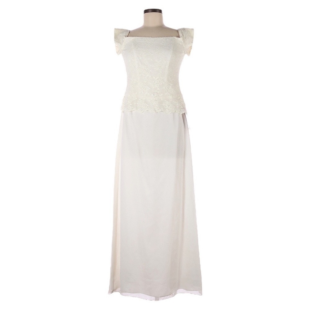 Cachet Chadwick’s NWT Ivory Lace Off Shoulder Wedding Dress 4 Formal A-Line Gown